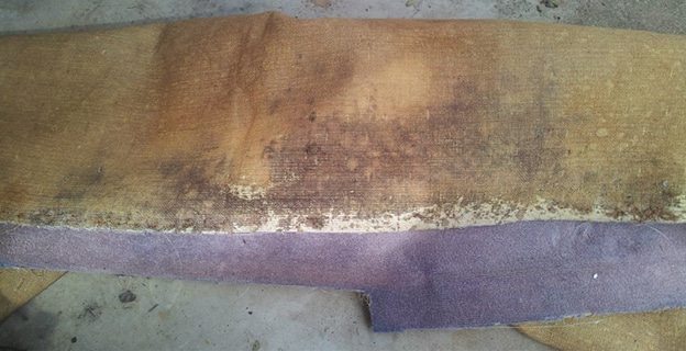 Dirty Carpet with Lots of Stain — Upholstery & Carpet Cleaning on the Marcoola, QLD
