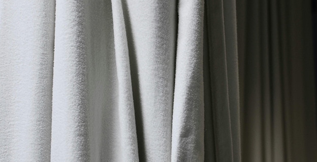 Closer View of Grey Curtain — Upholstery & Carpet Cleaning on the Yandina, QLD