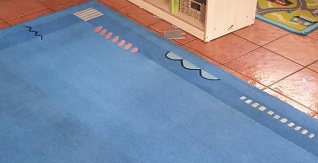 Dirty Blue Carpet — Upholstery & Carpet Cleaning on the Yandina, QLD