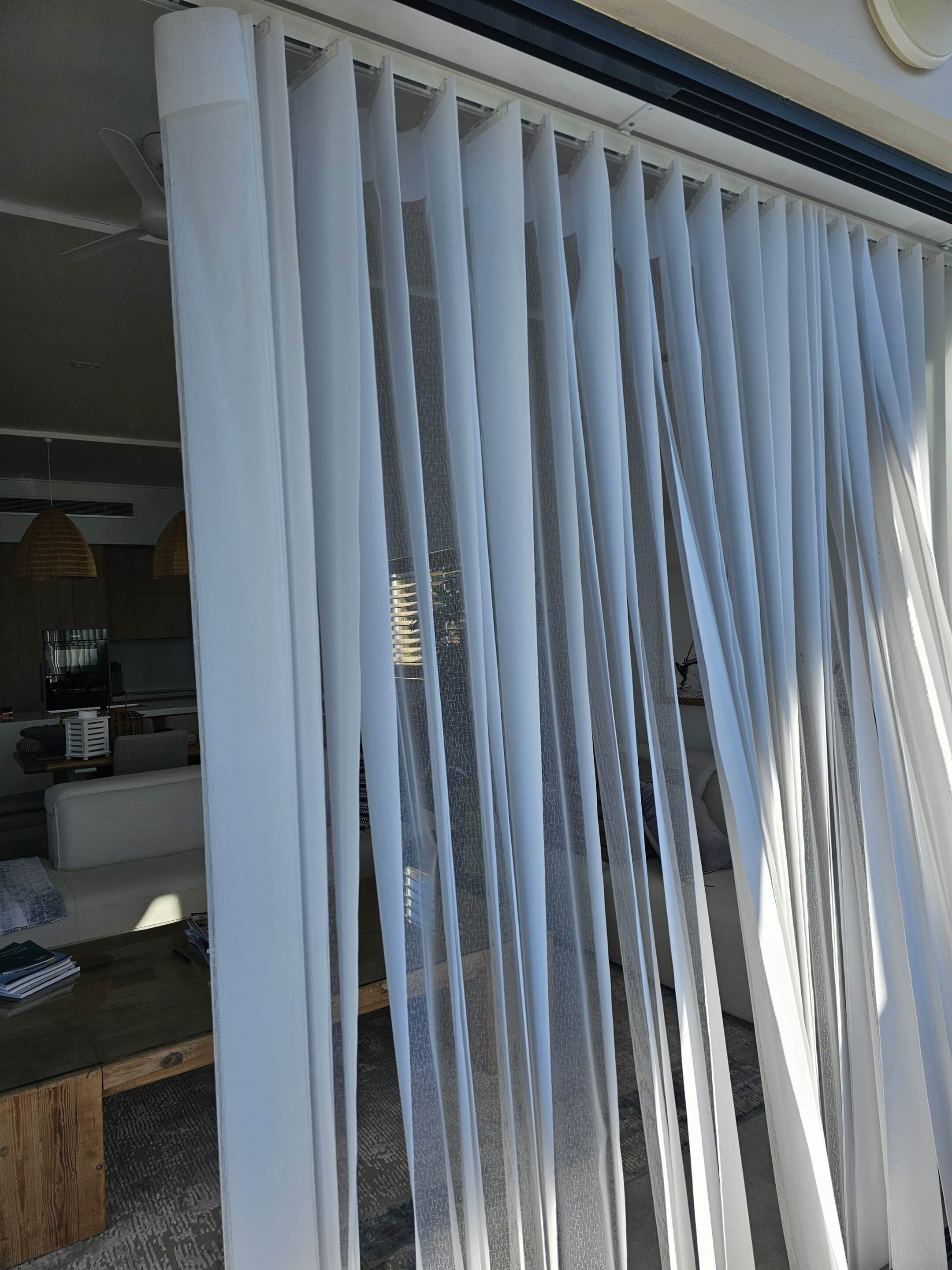 Featuring Clean Curtain Hanged in The Living Room — Carpetmaster in Maroochydore, QLD