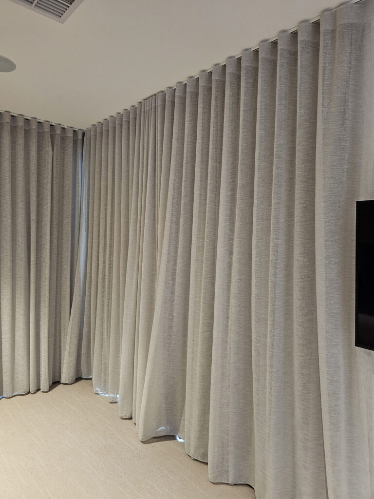 Professional smoke, soot and nicotine curtain stain removal by Carpetmaster