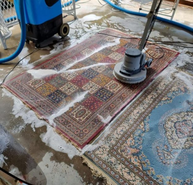 Rug on A Concrete Floor — Upholstery & Carpet Cleaning on the Sunshine Coast, QLD
